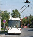 Image 193A switch in parallel overhead lines (from Trolleybus)