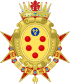 Coat of arms under the Medici period Greater coat of arms used under Habsburg-Lorraine period of Tuscany