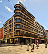 Petersdorff Department Store in Wrocław (by Erich Mendelsohn, 1927–28)