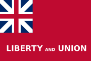 Flag of Taunton, Massachusetts and Weymouth, New Jersey