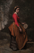 Gypsy with tambourine, circa 1862, Museo Botero