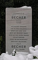 Grabstein für Johannes R. Becher († 1958)