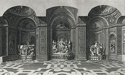 Interior of the Grotte de Thétys by Jean Le Pautre, 1676