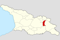 Location of Ertso-Tianeti