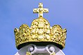 The crown on the Imperial Chancellery Wing (Reichskanzleitrakt) of the Hofburg in Vienna