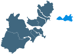 Location of Nan'ao County in Shantou