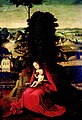 Adriaen Isenbrandt - Madonna and Child in a landscape, 16th century.
