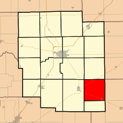 Location in Logan County