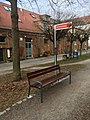 Ride-sharing bench in Tübingen