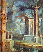 Fresko aus dem Tempel der Isis, Pompeji