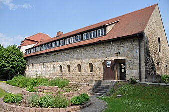 Romanesque long house at Bad Kösen, Germany.