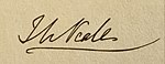 Scanned signature of J M Neale
