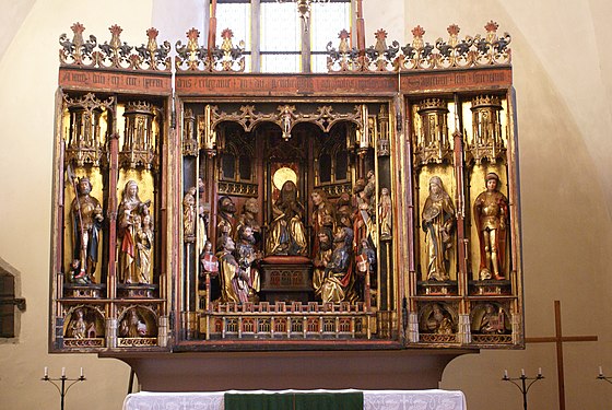 High Altar in the Tallinn Church of the Holy Ghost