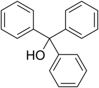Strukturformel von Triphenylmethanol