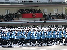 Military parade during Republic Day celebrations in Ankara (2012)