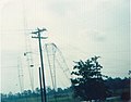 WBT-AM tower in Charlotte area after Hurricane Hugo, 1989