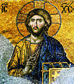 Jesus Christus aus dem Deësis-Mosaik der Hagia Sophia, 1261[2]