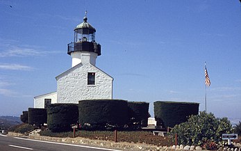 Front side, old Point Loma Lighthouse, August 1962
