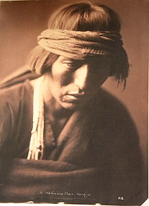 A Navajo medicine man, 1900