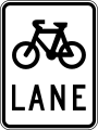 (R7-1-4) Bicycle Lane