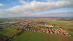 Aerial view of Buttenwiesen