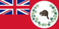 1868: The Canadian Red Ensign used at July 1 Dominion Day celebrations in Barkerville, BC in support of Canadian Confederation, as Canada did not have an official flag.[18]