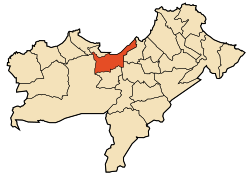 Present-day borders of Oran