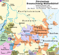 Fürstentum Braunschweig-Wolfenbüttel im Jahr 1789