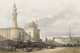 250. Mosque of the Sultan Hassan, from the Great Square of the Rumeyleh.