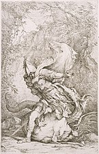 Jason and the Dragon (1663–64), 33.6 x 21.5 cm.