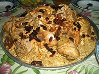 Kabsa is a traditional Yemeni dish.