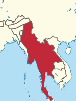 Konbaung Empire in 1767