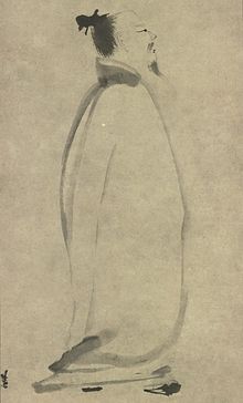 Li Bai Strolling, by Liang Kai (1140–1210)