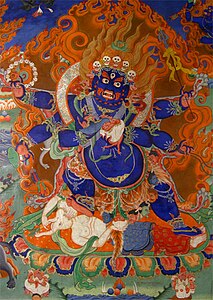Six-Armed Mahakala, Likir Gompa, Ladakh