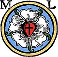 Luther's rose seal, a symbol of Lutheranism