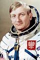 Mirosław Hermaszewski of Poland, the first Polish national in space (1978)