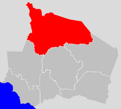Location of Jelebu District in Negeri Sembilan