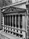 The Broad Street facade of the New York Stock Exchange