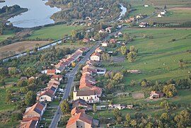 An aerial view of Diane-Capelle