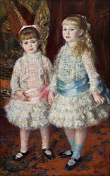 Pink and Blue showing Alice and Elisabeth Cahen d'Anvers, 1881, São Paulo Museum of Art, São Paulo