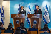 Secretary Blinken with Israeli Foreign Minister Eli Cohen in Jerusalem, January 2023
