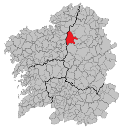 Location of Guitiriz