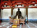 Statue von Xuanzang an der Großen Wildganspagode