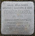 Stolperstein für Edward Margol (Neusser Landstraße 43)