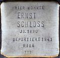 Stolperstein für Ernst Schloss (Kartäuserwall 7)