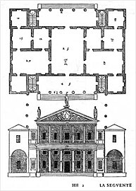 Published version of the project in I quattro libri dell'architettura