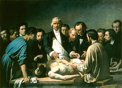 The Anatomy Lesson of Dr.Velpeau at the Charité