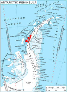 Karte von Loubet-Küste