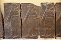 Basalt wall slab showing three Assyrian soldiers in procession. From the palace of Tiglath-pileser III at Hadatu, Syria. Ancient Orient Museum, Istanbul
