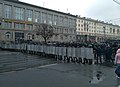 Belarusian riot police during a Freedom Day rally in March 2017.